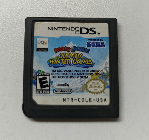 Mario & Sonic At The Olympic Winter Games Para Nintendo Ds (Usado)