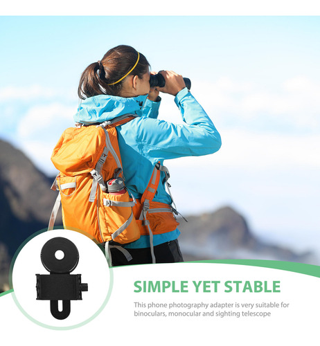 Adaptador De Fotografia De Telescópio Portátil Ajustável Qui