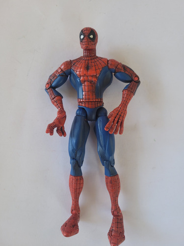 Spiderman Flip N Zip, Deadpool Eyes Manosgrandes Toybiz 2003 (Usado)