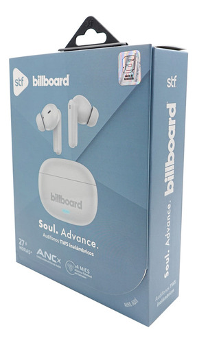 Audífonos Inalámbricos Tws Stf Soul Advance Anc Enc 5hrs