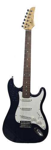 Guitarra elétrica Condor RX-10 stratocaster de  tília black com diapasão de pau-rosa