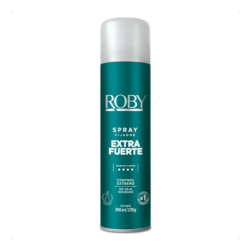 comprar Fijador De Pelo Roby Extra Fuerte 390ml