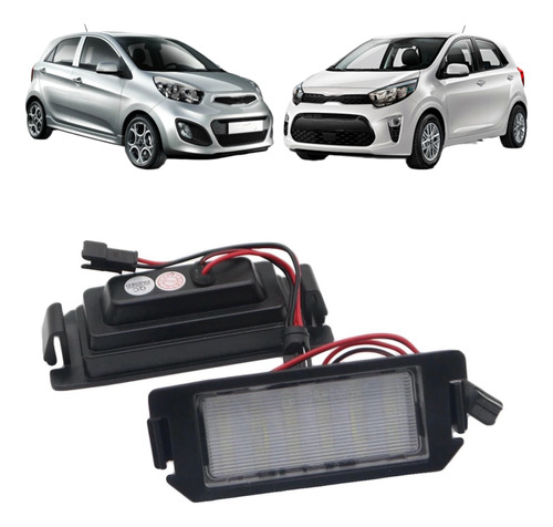 Luz Led Patente Kia Morning 2014-2023 Accesorio