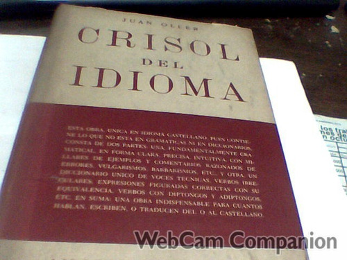 Juan Oller - Crisol Del Idioma (c250)
