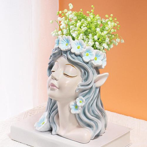 Nuevo Estatua De Maceta De Hadas, Decoración Del Hogar Claro