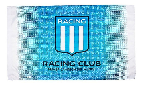 Bandera  Futbol Racing El Primer Campeon Del Mundo Lic Ofic