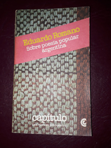 Sobre Poesía Popular Argentina- Eduardo Romano