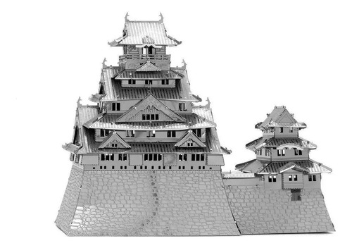 El Rompecabezas 3d De Metal Castillo De Osaka Juego 3d Metal
