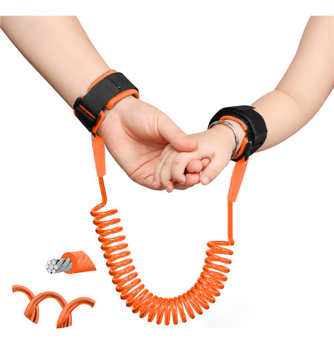 Arnes Correa Seguridad Niños Pulsera Anti-robo De Acero 1.5m