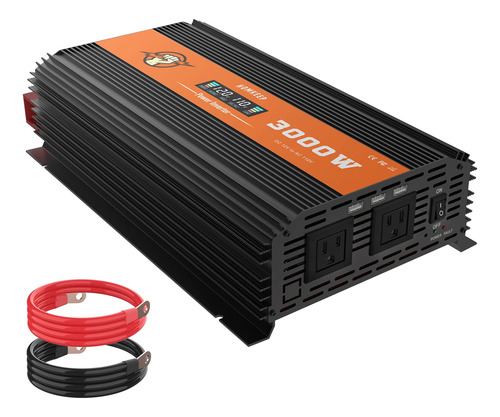 Inversor De Corriente De 3000 Vatios De 12 V A 110 V, Conver