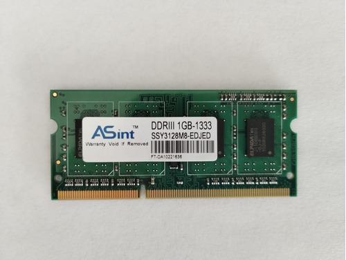 Memoria Ram Asint Ddr3 1gb Ssy3128m8 Laptop