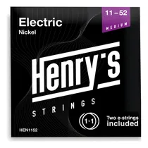 Comprar Henrys® Cuerdas De Guitarra Electrica 11-52 Cuerdas De Gui