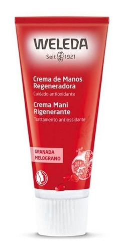 Crema Para Manos Regeneradora Granada Weleda 50 Ml Celiaco