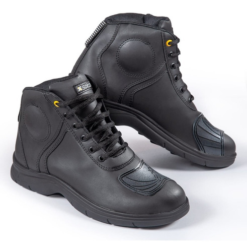 Botas Moto Solco City Black Ruta Viaje Motoscba 