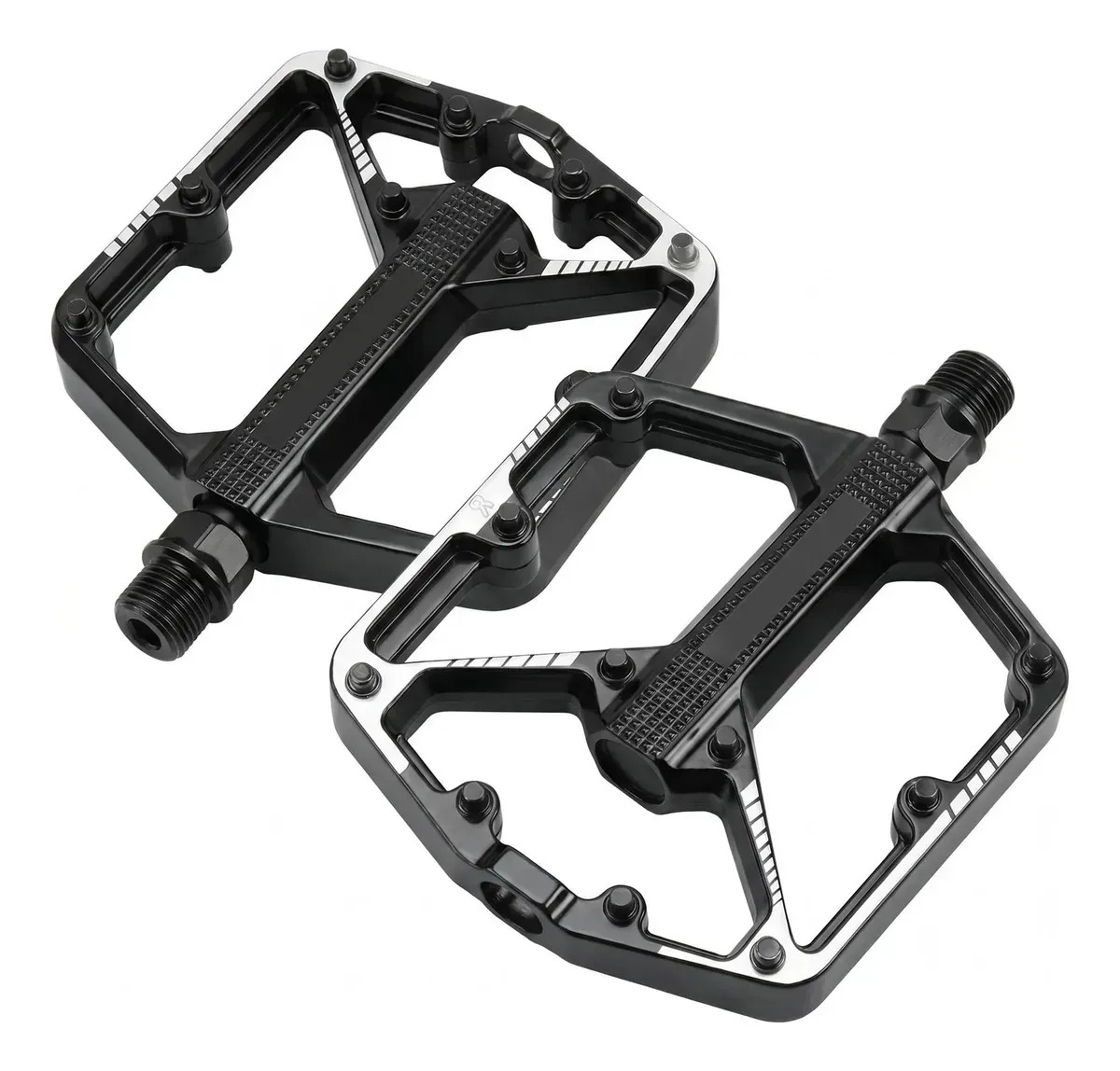 Pedales de Bicicleta de Plataforma SiSHuoY en Aluminio, Antideslizantes y con Doble Rodamiento Sellado