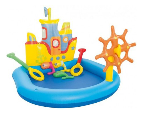 Pileta Inflable Barco Pelotero Play Center Bestway 52211