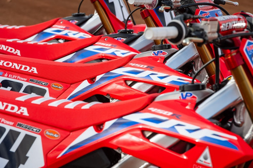 Kit Gráfico Adesivo Honda Racing 2022 Crf 250 450 0.20mm