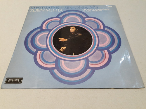 Sinfonía N° 3, Saint-saëns, Mehta - Lp 1971 Nacional Ex 8/10