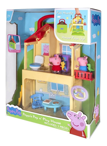 Casa Peppa Pig Pop´n Playset House Set Portátil 2020