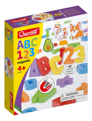 Abc 123 Magnetic Multi Color