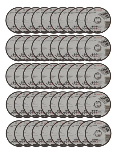 Set X50 Discos De Corte Bosch P/acero Inox Standard 115mm