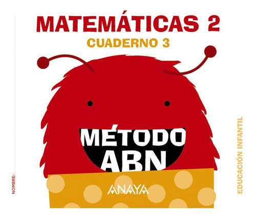 Nivel Ii Cuaderno Matemáticas 3  Abn  Infantil 4 Años  - Aa