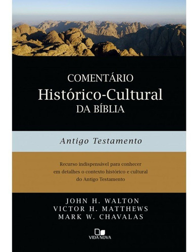 Livro John Walton - Comentário Histórico - Cultural - At