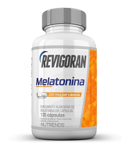 Revigoran Melatonina 210mcg 120 Cápsulas - Nutrends