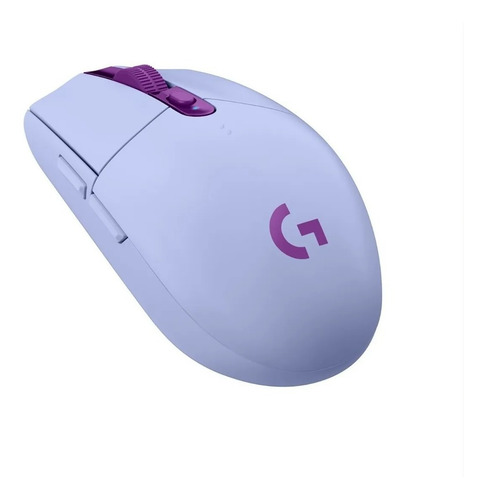 Mouse gamer de juego inalámbrico Logitech Serie G Lightspeed G305 lila