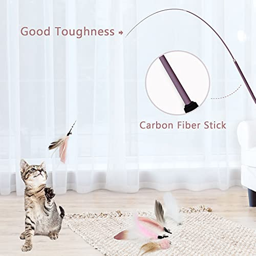 Juguetes Interactivos Para Gatos - Set De 7 Piezas, Varita