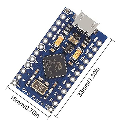 Pro Micro Para Micrófono Ide Cargado De Arranque Atmega32u4,