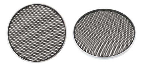 2x Ronde Décorative De Couverture De Maille De Subwoofer De