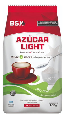 Azucar Light Bsx 400 G 