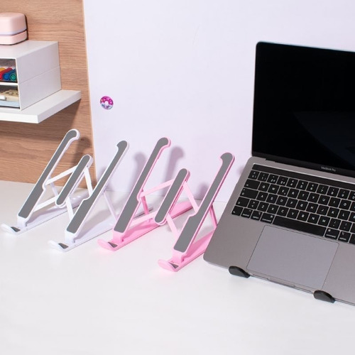 Imagen 4 de 4 de Soporte Elevador Notebook Ajustable Plegable