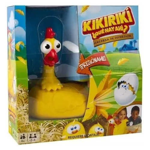 Juego De Mesa Familiar Kikiriki Que Hay Ahí Mattel 4+ Años