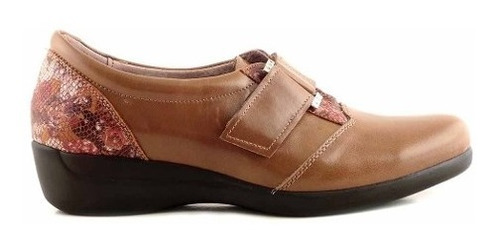 Zapato Briganti Mujer Cuero Zapatilla Abrojo - Mczp05238 Pc