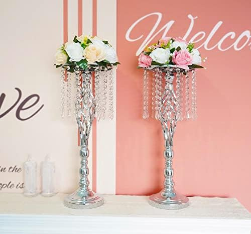 2 Piezas De Jarrones De Recepción De Bodas, Soportes Para Ca