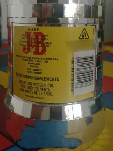 Whisky J&b Rare Mirror. Edicion Limitada 75cl