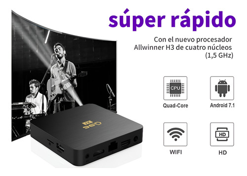 Tv Box Android 4k Ultra Hd Streaming Incluye Mag Tv