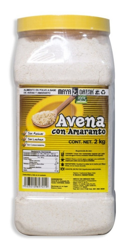 Avena Maya Drink 2kg Sin Azúcar, Ni Conservadores