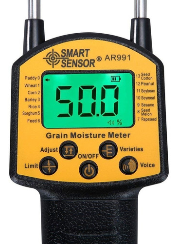 Sensor Inteligente Ar991, Medidor De Humedad De Grano Digita