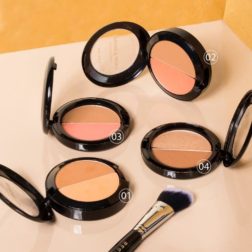 Maquillaje Bronce Iluminador Regina