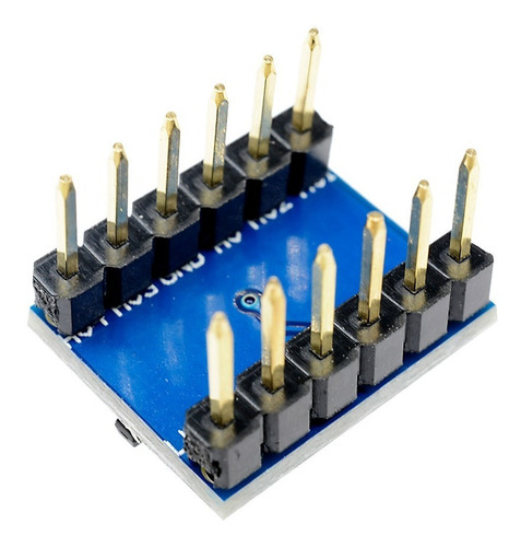 Imagen 3 de 6 de Modulo Adaptador Conversor Nivel Logico 5v 3.3v 4canales I2c