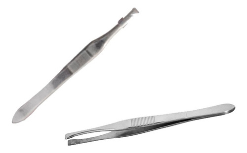 Imagem 3 de 3 de Kit 3 Pinças Profissional