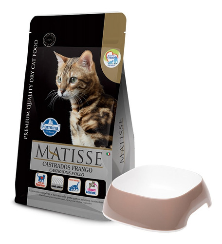 Comida Para Gato Matisse Castrados Frango 7,5 Kg