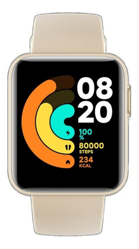 Imagen 2 de 5 de Xiaomi Mi Watch Lite 1.4" caja ivory malla ivory de tpu REDMIWT02