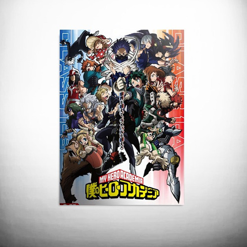 Poster Fotográfico Adesivo Anime Boku No Hero Academia Filme