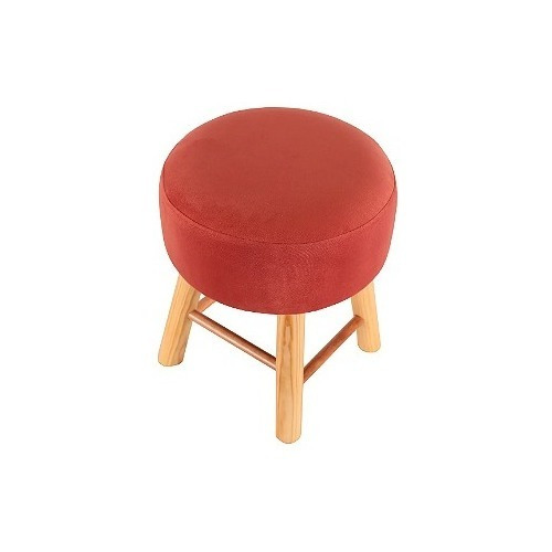 Pouf Olivia S Terracota 38x44 Cms / Dechaus