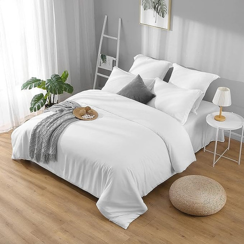 Imagen 5 de 7 de Duvet Cover Liso Microfibra Sencillo