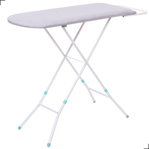 Mesa Passadeira Tabua De Passar Roupas Extra Forte Ajustável Cor Branco Lisa